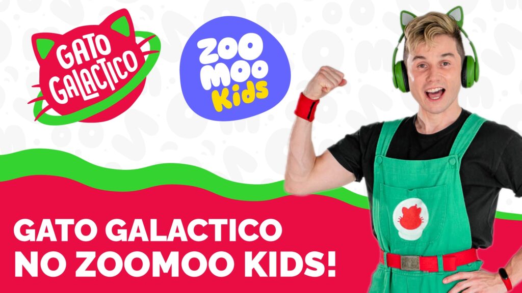 Gato Galactico assina contrato com o ZooMoo Kids